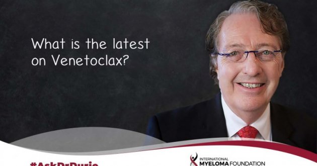 title card for Ask Dr Durie What is the latest on Venetoclax