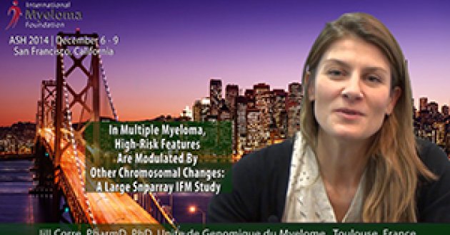 Jill Corre, MD at ASH 2014