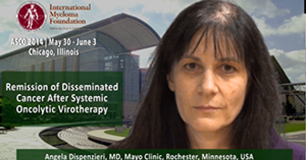 Angela Dispenzieri, MD at ASCO 2014