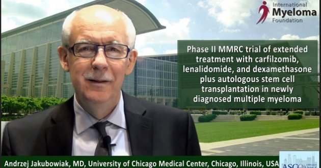 Dr. Andrzej Jakubowiak at ASCO convention 2014