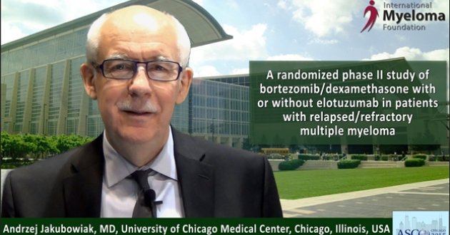 Dr. Andrzej Jakubowiak at 2015 ASH Convention