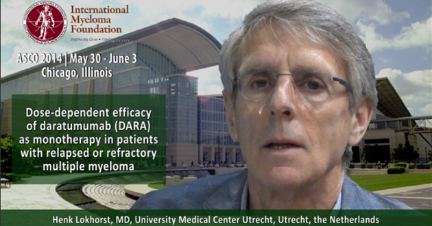 Henk Lokhorst, MD at ASCO convention 2014