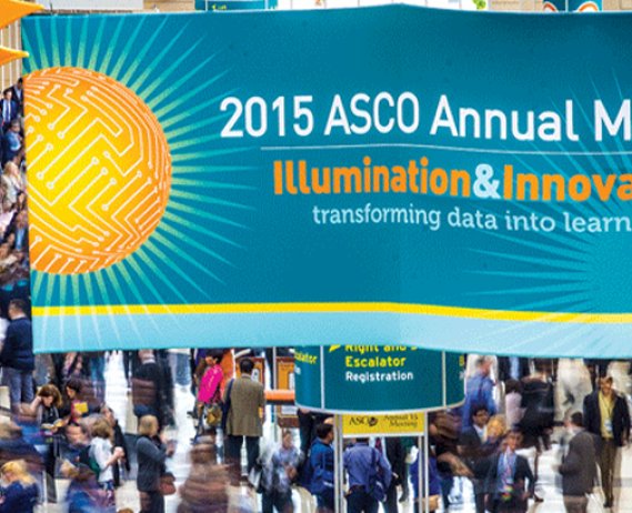 ASCO 2015 convention hall banner