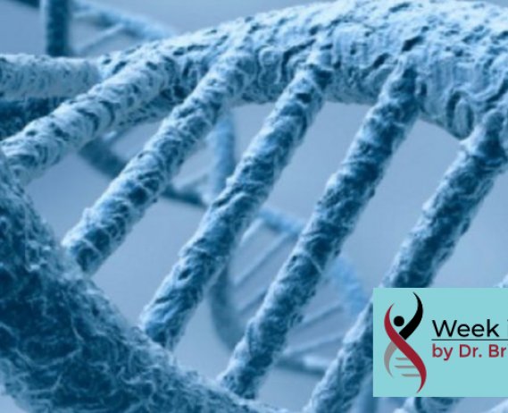 Depiction of a double helix DNA strand