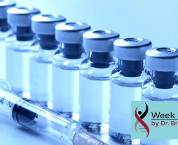 Vaccination needle and vaccines bottles