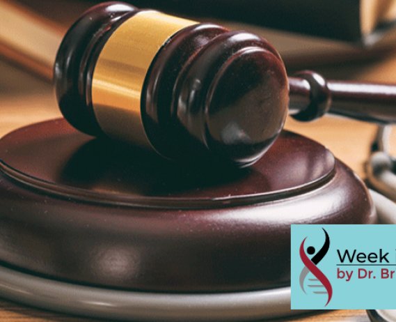 Judge's Gavel and stethoscope
