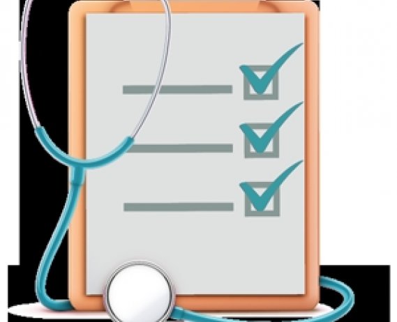 stethoscope and clipboard with a checklist