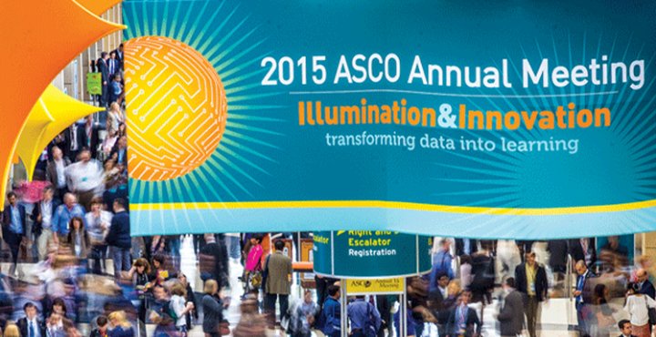 ASCO 2015 convention hall banner