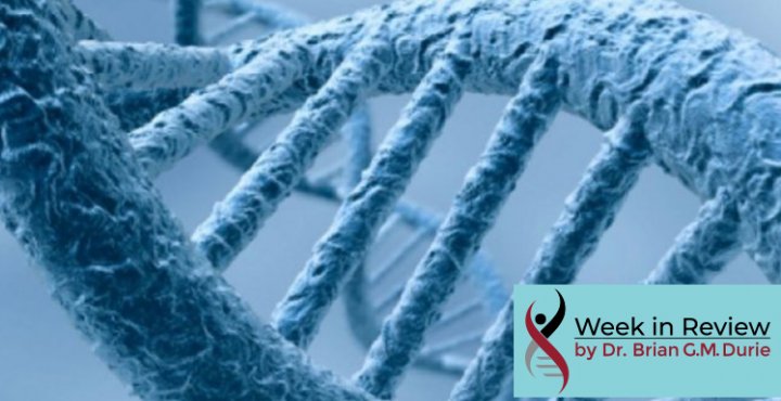 Depiction of a double helix DNA strand