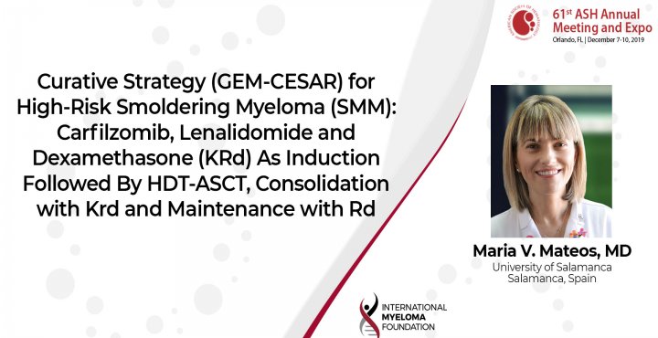 Dr. Maria Victoria Mateos GEM-Cesar ASH 2019