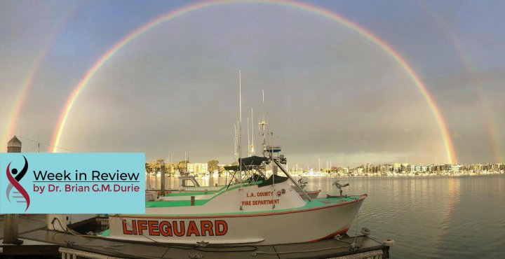 Lifeguard boat rainbow