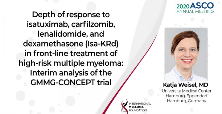 ASCO 2020 Interim analysis of the GMMG-CONCEPT trial