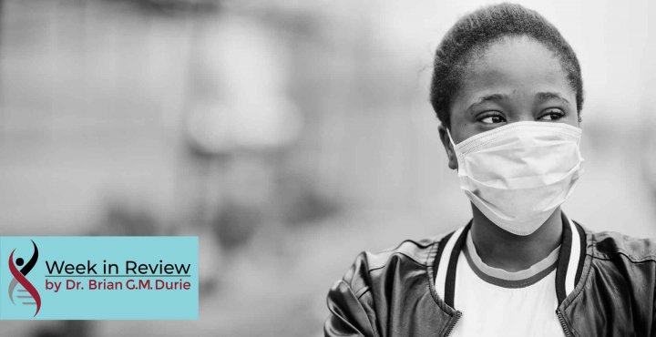 Black woman wearing face mask