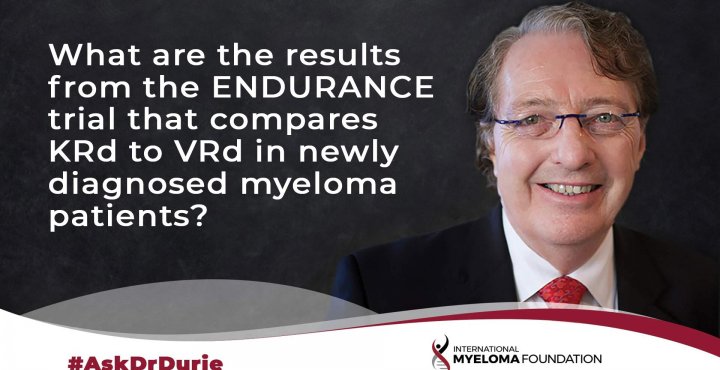 Blog - ENDURANCE trial that compares KRd to VRd in NDMM