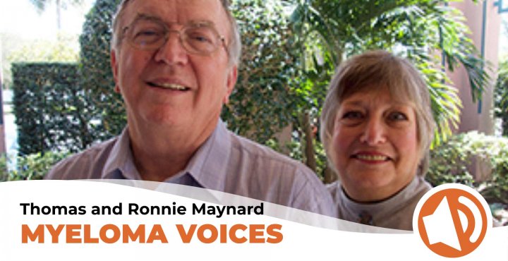 Thomas and Ronnie Maynard featured on the IMF's "Myeloma Voices" podcast