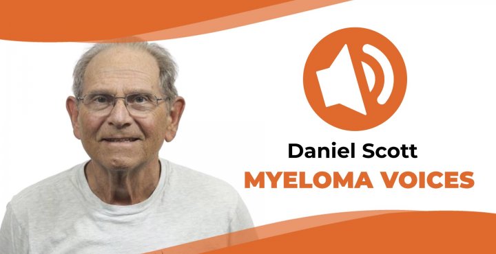 Myeloma patient Daniel Scott shares his story on the IMF's "Myeloma Voices" podcast