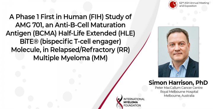 A phase 1 Study of AMG701 in Relapsed Refractory Multiple Myeloma
