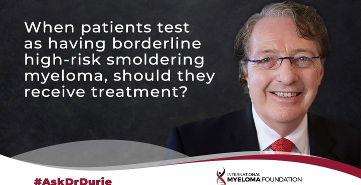 Ask doctor durie should high risk get treatment?