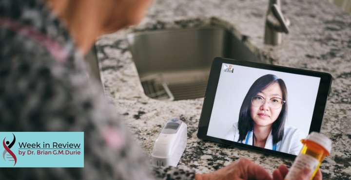 a patient is talking to a doctor virtually