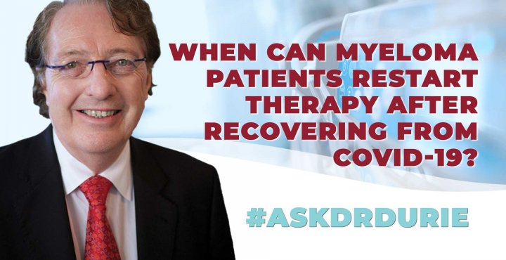 restart myeloma post covid blog