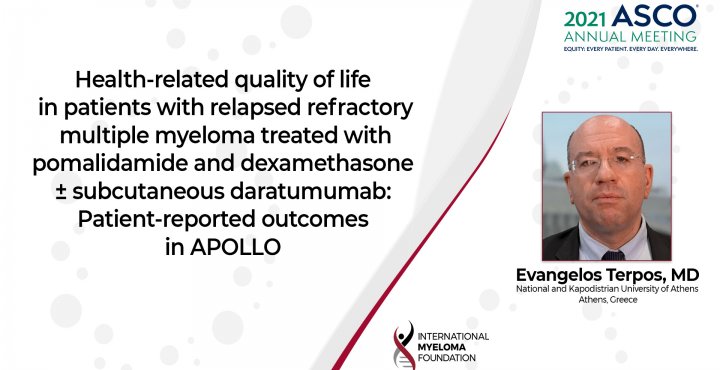 ASCO 2021 health related quality of life in the APOLLO study 