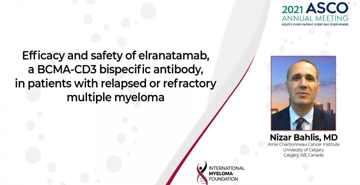 ASCO 2021 Elranatamab in relapsed refractory multiple myeloma