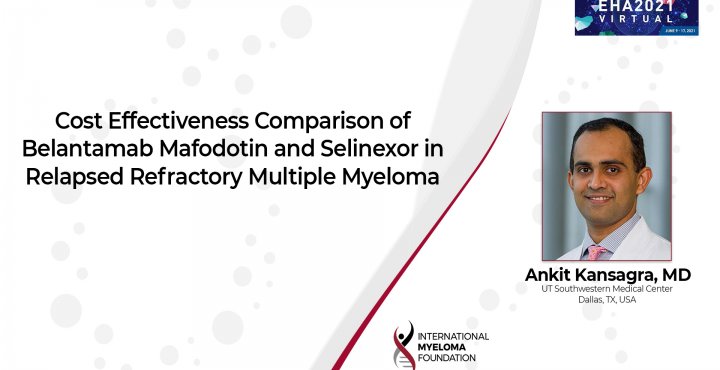 EHA 2021: Cost effectiveness of Belantamab Mafodotin and Selinexor