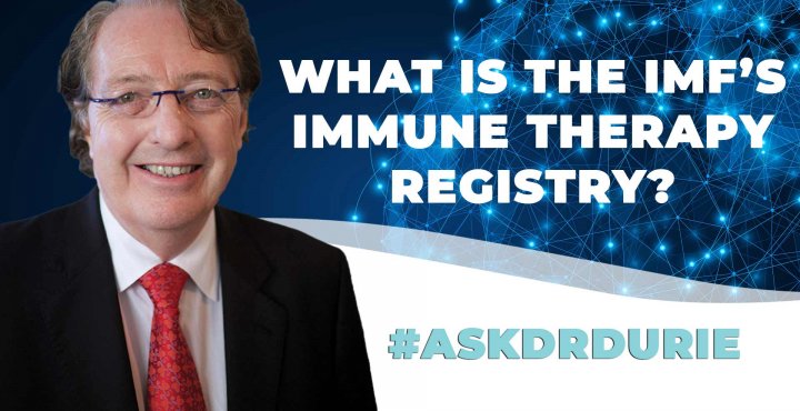 ask dr durie video about immune therapy image