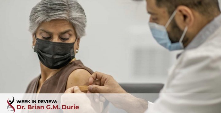 patient receiving a covid vaccine