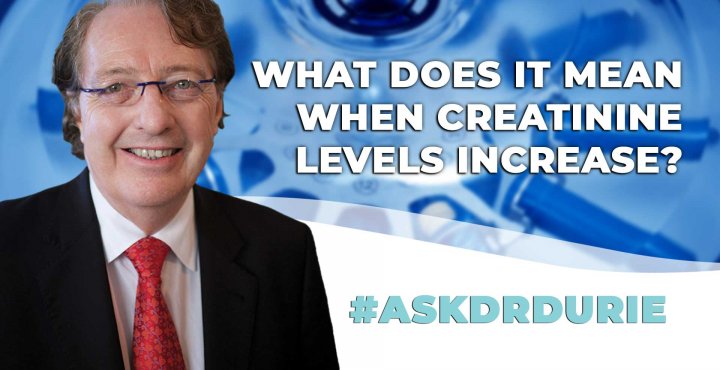 ask dr durie video, creatinine levels