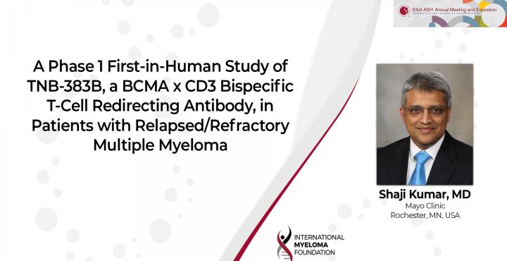 ASH 2021 First-in-Human Study of Tnb-383B