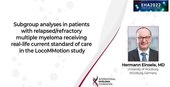 Subgroup Analyses of Relapsed/Refractory Myeloma