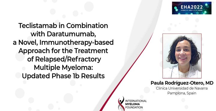Updates on Phase 1b TRIMM-2 Study Results of Teclistamab plus Daratumumab in RRMM patients