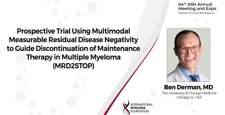 Dr. Ben Derman on MRD2STOP
