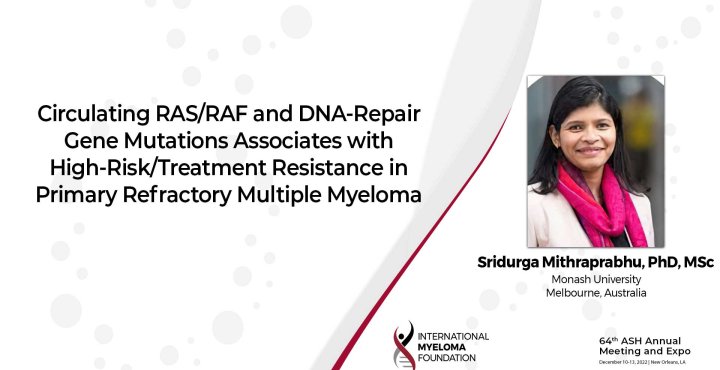 Dr. Sridurga Mithraprabhu on Circulating RAS/RAF and DNA-Repair Gene Mutations
