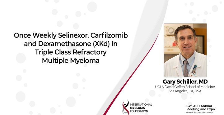 Dr Gary Schiller ASH abstract on Selinexor
