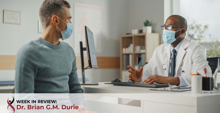 patient consulting with doctor