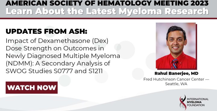 Impact of Dexamethasone (Dex) Dose Strength on Outcomes in Newly Diagnosed Multiple Myeloma (NDMM): A Secondary Analysis of SWOG Studies S0777 and S1211
