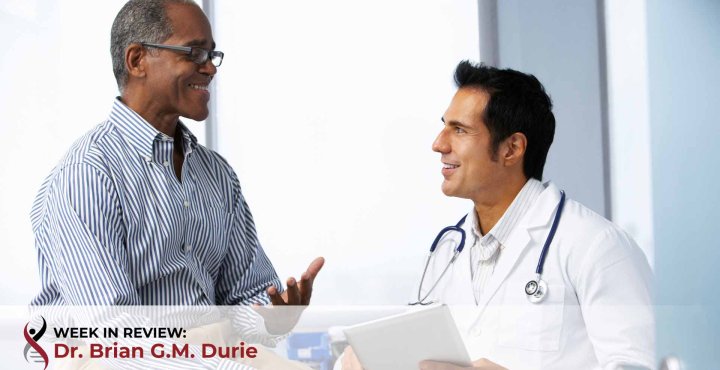 patient consulting with doctor