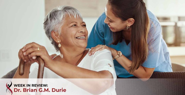 patient and care partner conversing