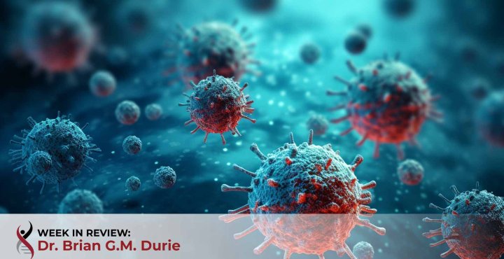 close-up of CAR T-cells