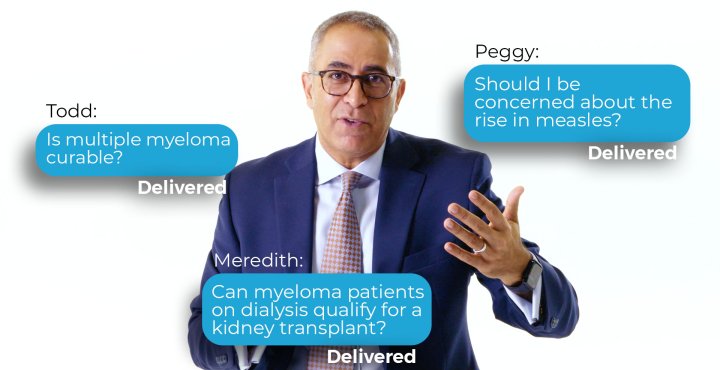 Dr. Joseph Mikhael explains MMR Vaccine Safety & CAR‑T Eligibility, and More: Top 10 Myeloma Patient Q&A