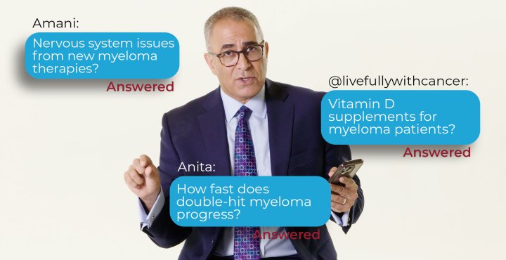 Smoldering Myeloma vs. Double-Hit, Supplements & Nerve Effects | Top Myeloma Questions Answered 