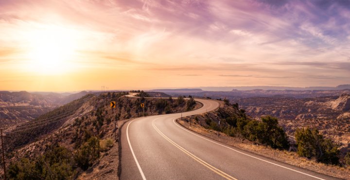 a winding road