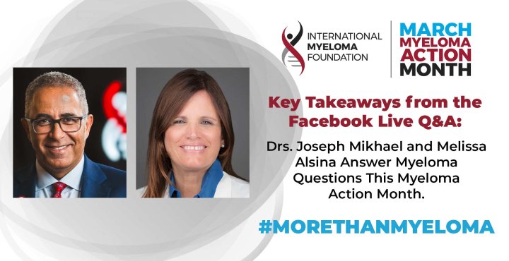 Drs. Joseph Mikhael and Melissa Alsina on Key Takeaways for a Facebook Live