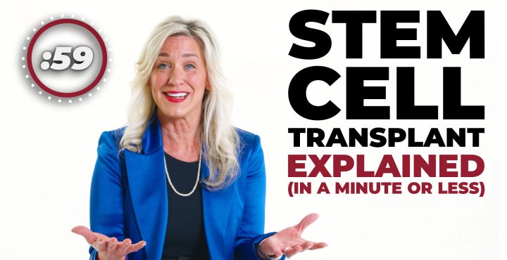 Stem Cell Transplant for Myeloma Explained | Myeloma in a Minute 