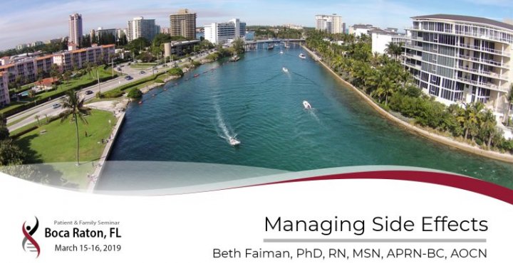 2019 Boca PFS: Managing Side Effects