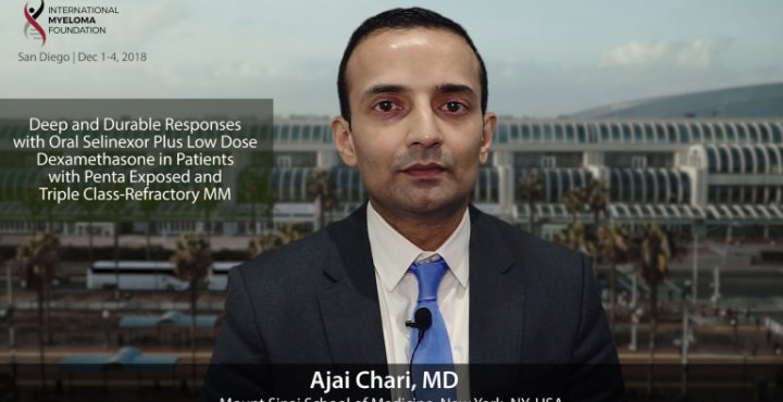 Dr. Ajai Chari at the ASH convention 2018
