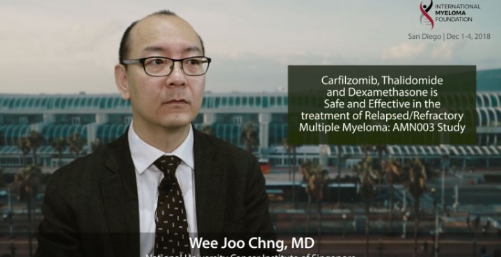 ASH 2018 Dr. Chng of the Asian Myeloma Network at the 2018 ASH convention 