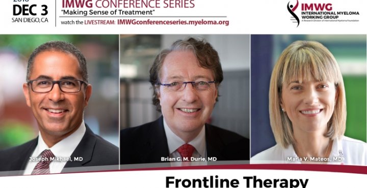 Dr. Durie, Dr. Mikhael and Dr. Mateos.